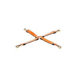 Sangle Croix Phosphorescente Orange pour Menottes