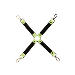 Sangle Croix Phosphorescente verte pour Menottes